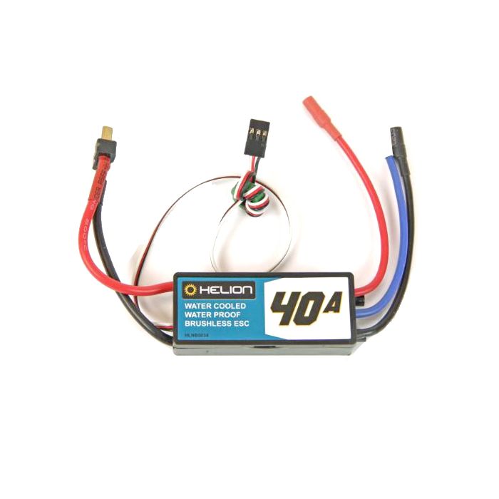 Helion HLNB0038 40A WATER-COOLED. WATERPROOF BRUSHLESS ESC for Helion Rivos