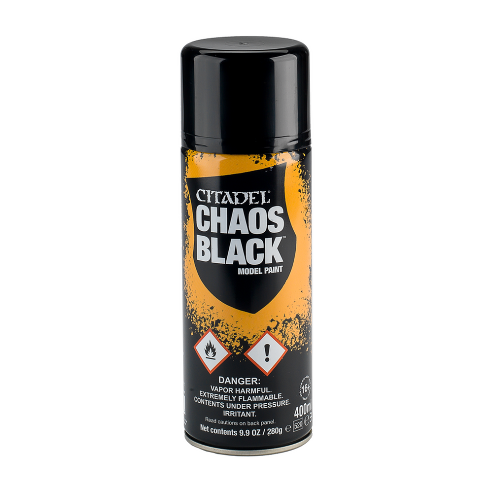 Citadel Chaos Black Spray Paint-Games Workshop-ProHobbies