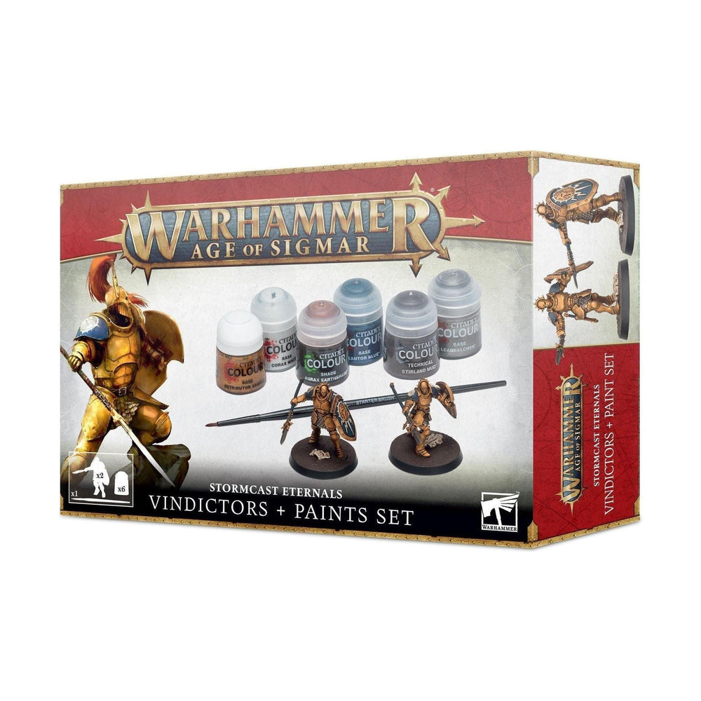 Warhammer Age of Sigmar Stormcast Eternal Vindicators+ Paint Set-Games Workshop-ProHobbies