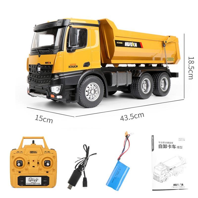 HuiNa 1582 1:14 All Metal Heavy Duty Dump Truck-RC Construction-Huina-ProHobbies