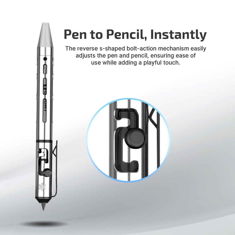 
                  
                    Olight Open Mini 2 Multi-functional Bolt Action Pen with Ballpoint and Pencil Tip
                  
                