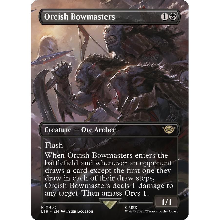 The Lord of the Rings: Tales of Middle-earth Variants: Orcish Bowmasters (0433 - Borderless)