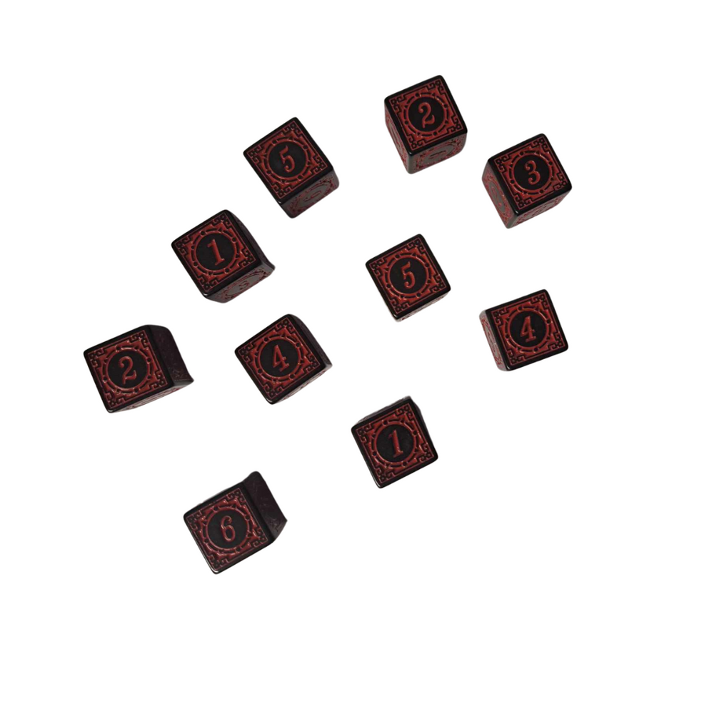 
                  
                    Scroll D6 Dice 10pc set
                  
                