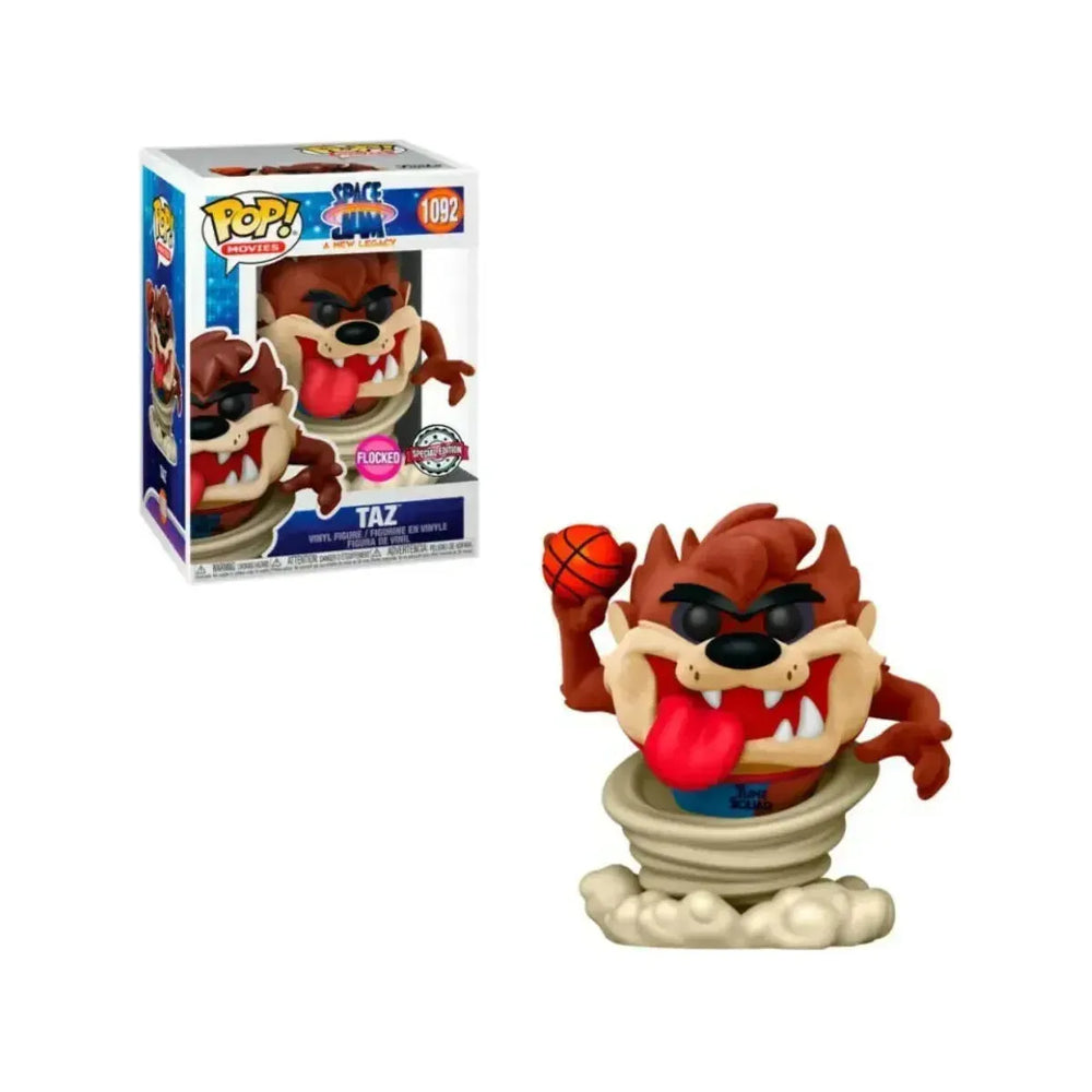 Funko POP! Space Jam Taz (FLOCKED) (SPECIAL EDITION)-Funko POP-ProHobbies