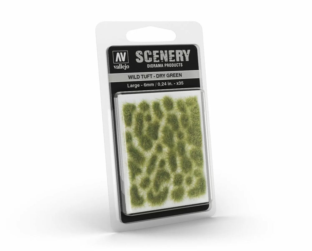 Vallejo - Scenery - Wild Tuft - Large - Dry Green-Vallejo-ProHobbies