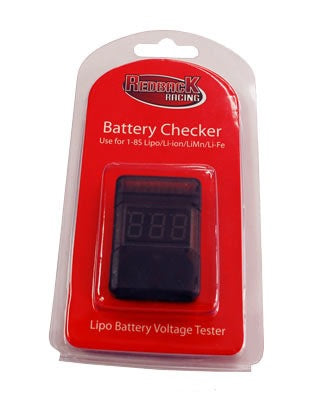 Redback Racing Battery Checker 1-8 Cell LiPo