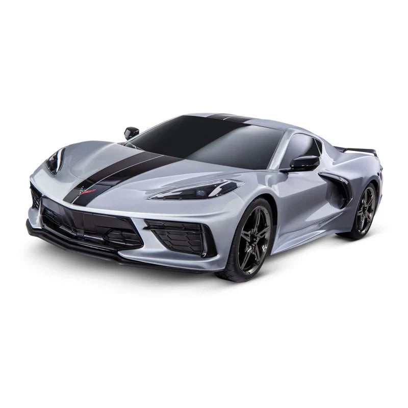 Traxxas 4-Tec 3.0 Chassis, Corvette Stingray 1/10 on road RTR Silver-Traxxas-ProHobbies