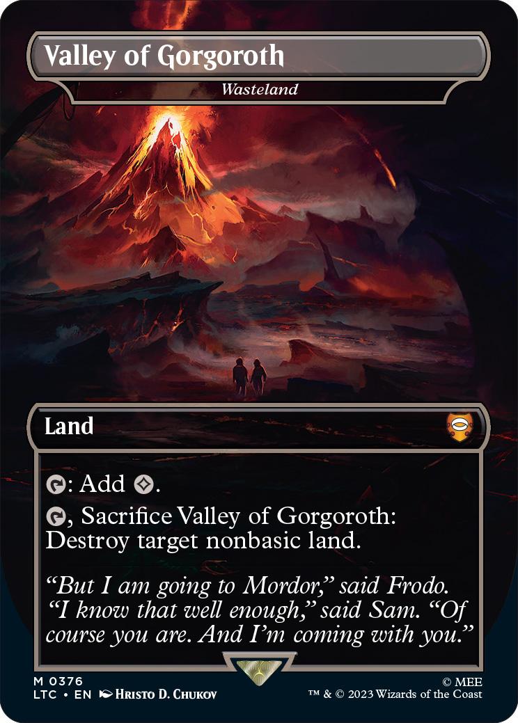 Lord of the Rings: Tales of Middle-earth: FOIL Wasteland (0376 - Valley of Gorgoroth)