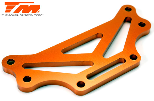 Team Magic E4D MF Aluminum Linkage Stiffener Set - Orange | Command Elite Hobbies.