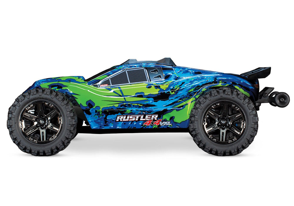 TRAXXAS RUSTLER 4X4 VXL 1:10 - GREEN | Command Elite Hobbies.